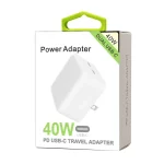 Dual 20W Fast Charging Type C Power Adatpor