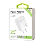 25W C Port Charging Adapter (white)