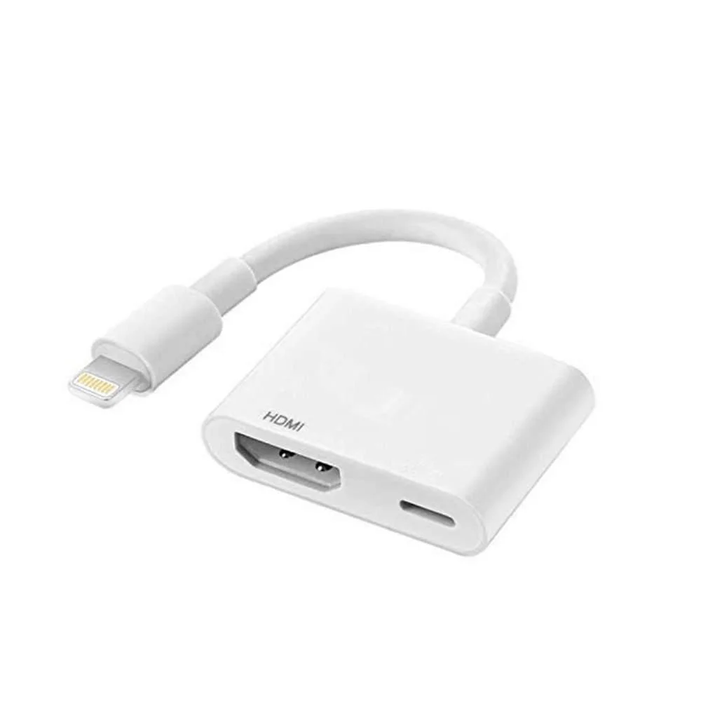 8 Pins to HDMI TV Adapter (white)