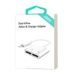 Dual 8 Pins Audio & Charge Adapter
