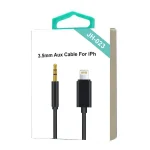 3.5mm to 8 Pins Male to Male Cable (black)