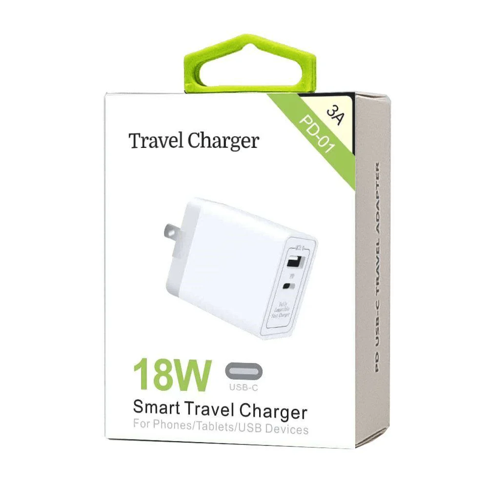 18W + 2.4A Fast Charging Dual Power Adatpor
