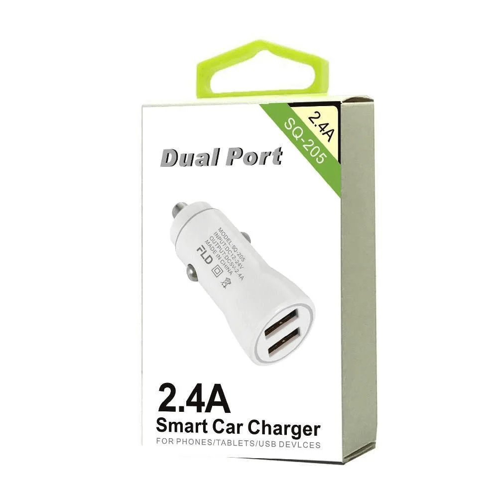 3.1 Dual USB Car Adapter SQ205 (white)